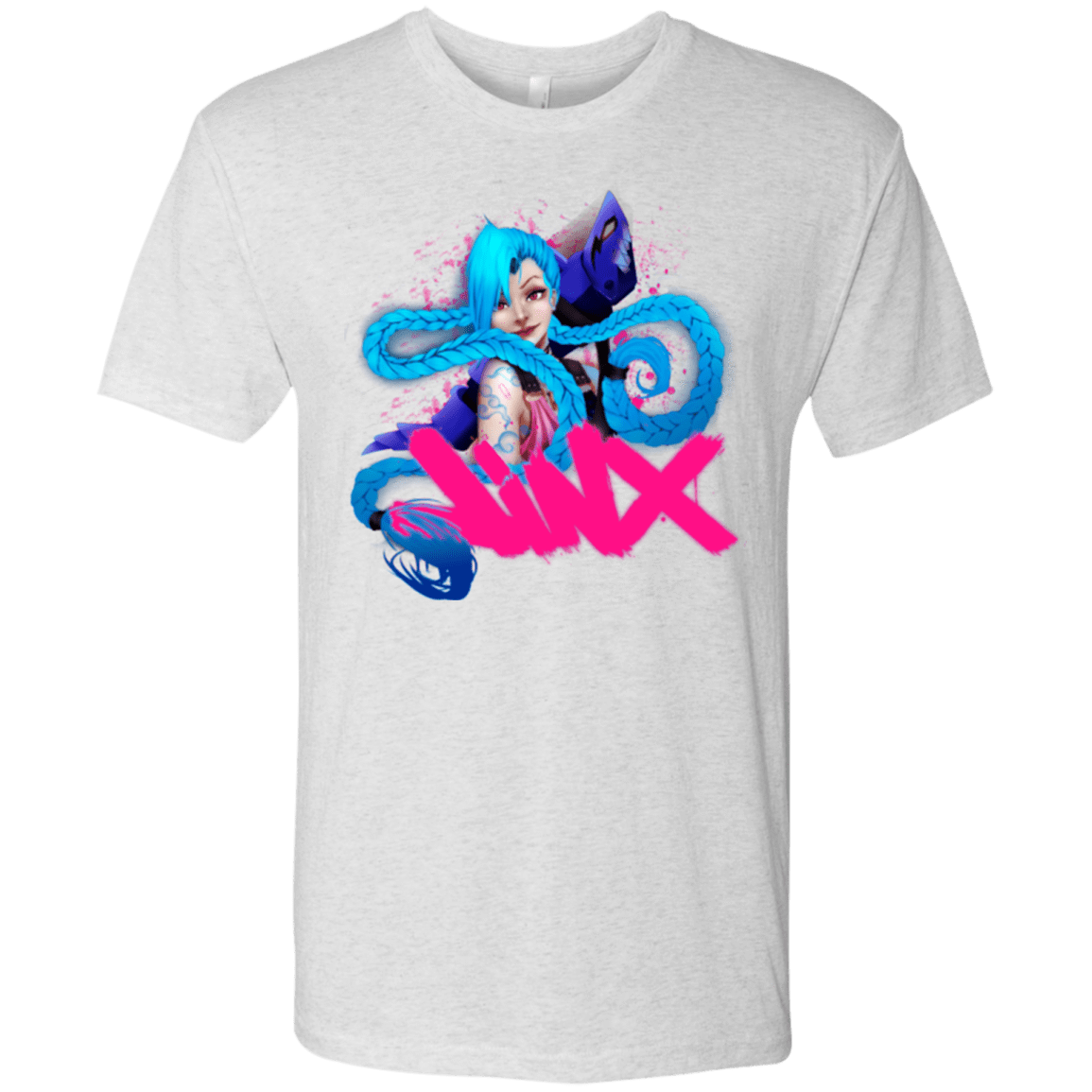 T-Shirts Heather White / Small Jinx Men's Triblend T-Shirt