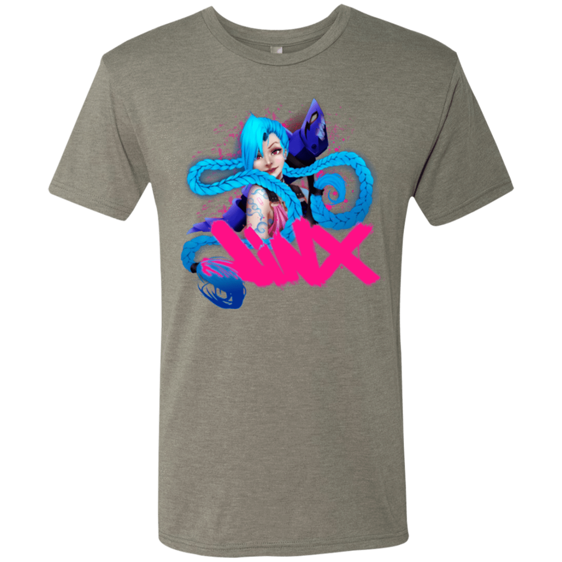 T-Shirts Venetian Grey / Small Jinx Men's Triblend T-Shirt