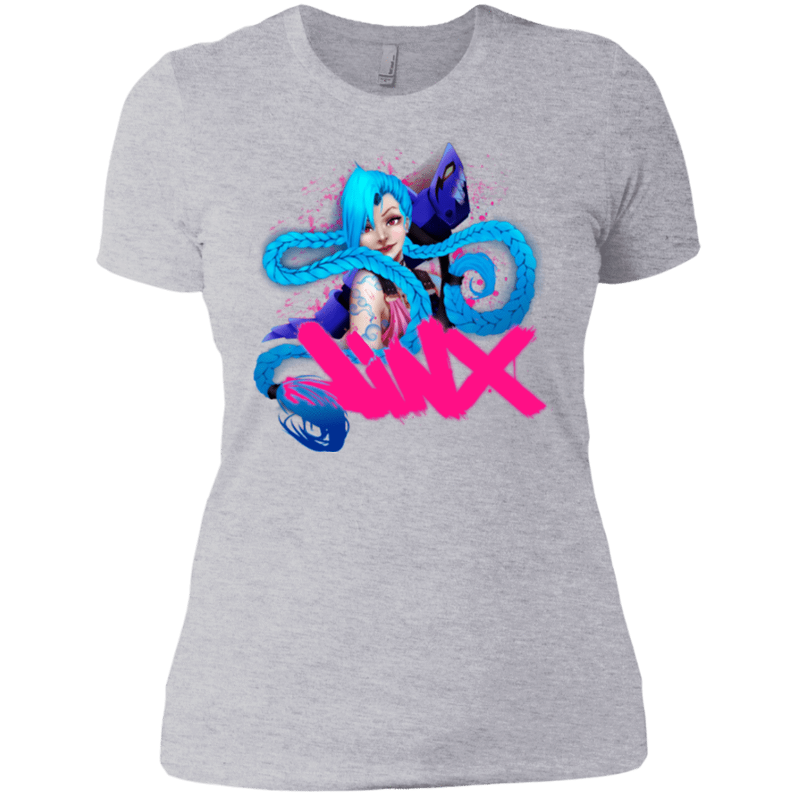 T-Shirts Heather Grey / X-Small Jinx Women's Premium T-Shirt