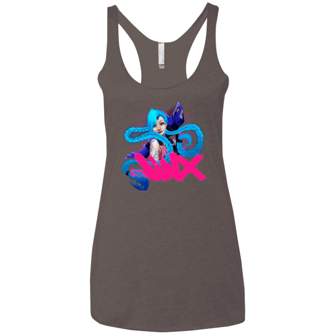 T-Shirts Macchiato / X-Small Jinx Women's Triblend Racerback Tank