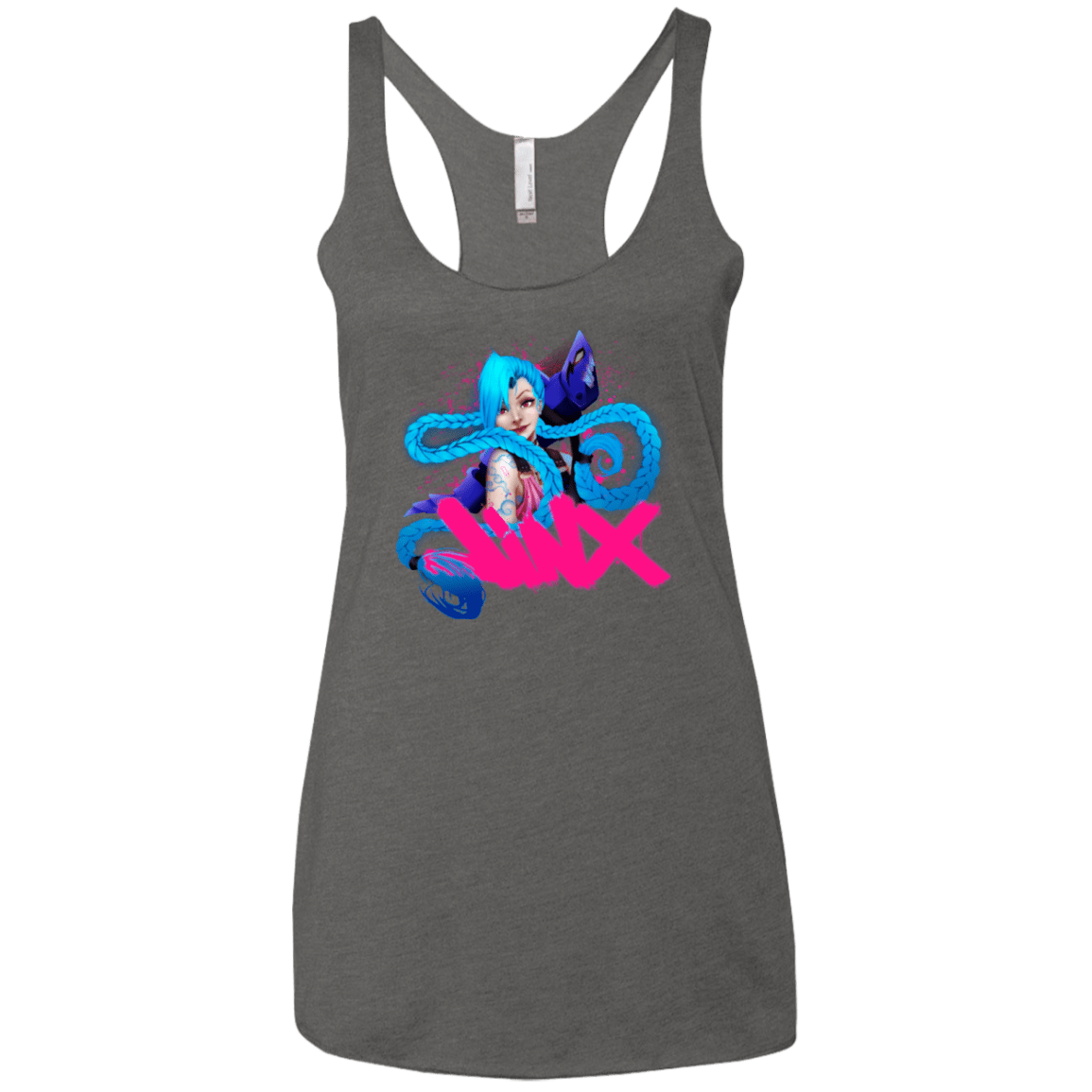 T-Shirts Premium Heather / X-Small Jinx Women's Triblend Racerback Tank