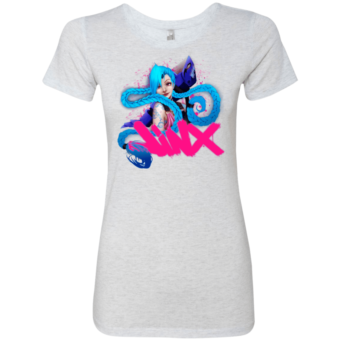 T-Shirts Heather White / Small Jinx Women's Triblend T-Shirt