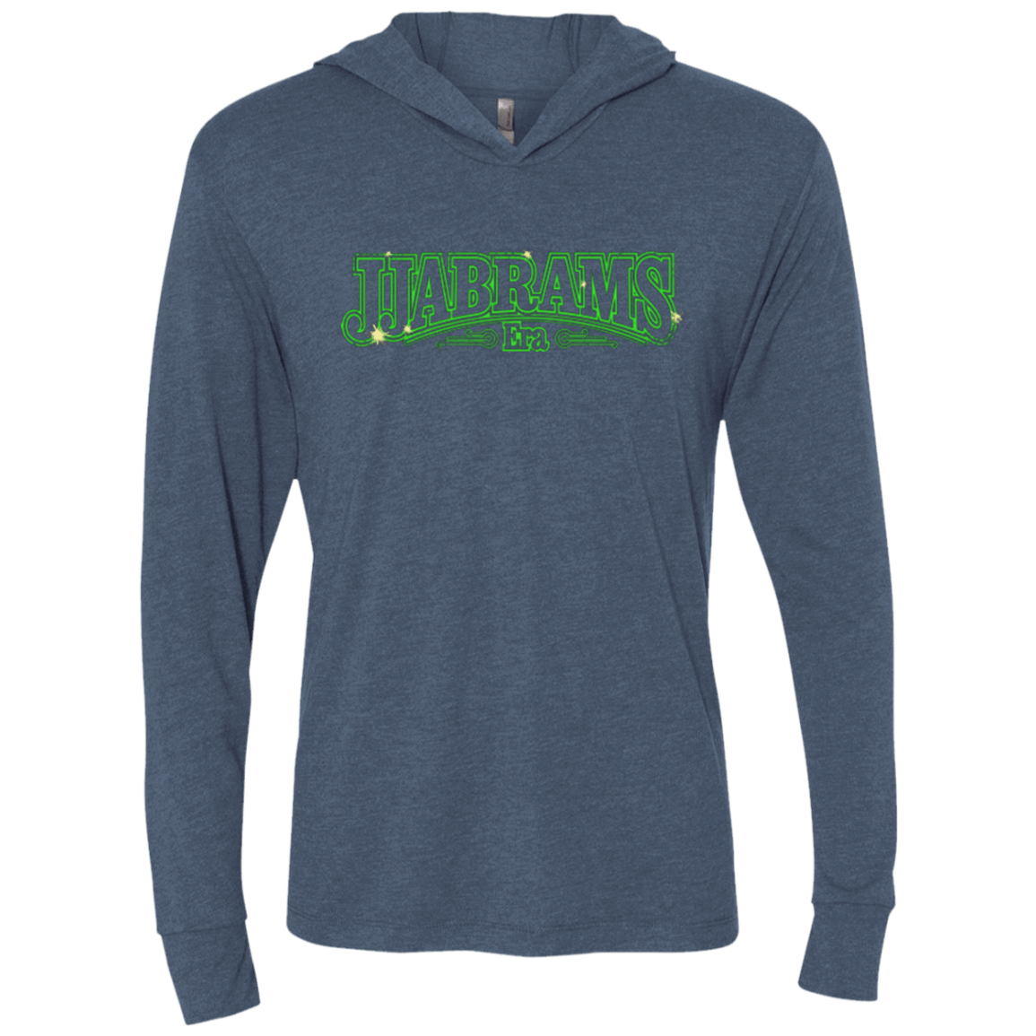 T-Shirts Indigo / X-Small JJ Abrams Era Triblend Long Sleeve Hoodie Tee