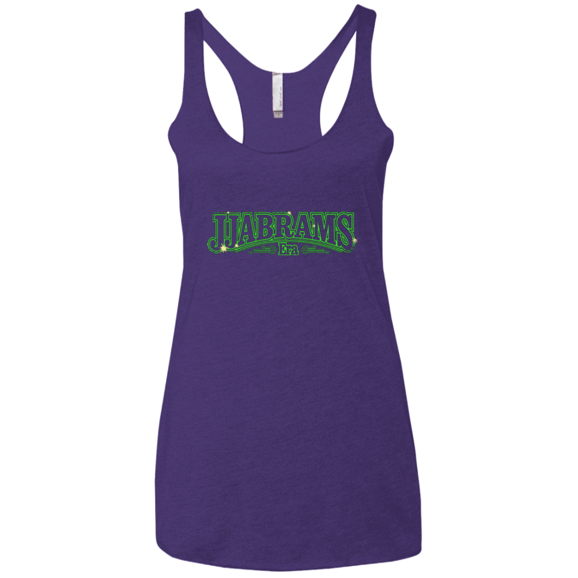 T-Shirts Purple / X-Small JJ Abrams Era Women's Triblend Racerback Tank