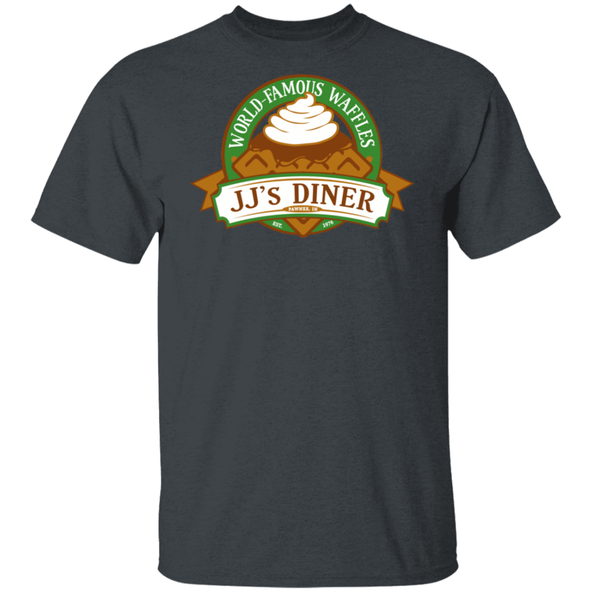 T-Shirts Dark Heather / S JJ's Diner T-Shirt