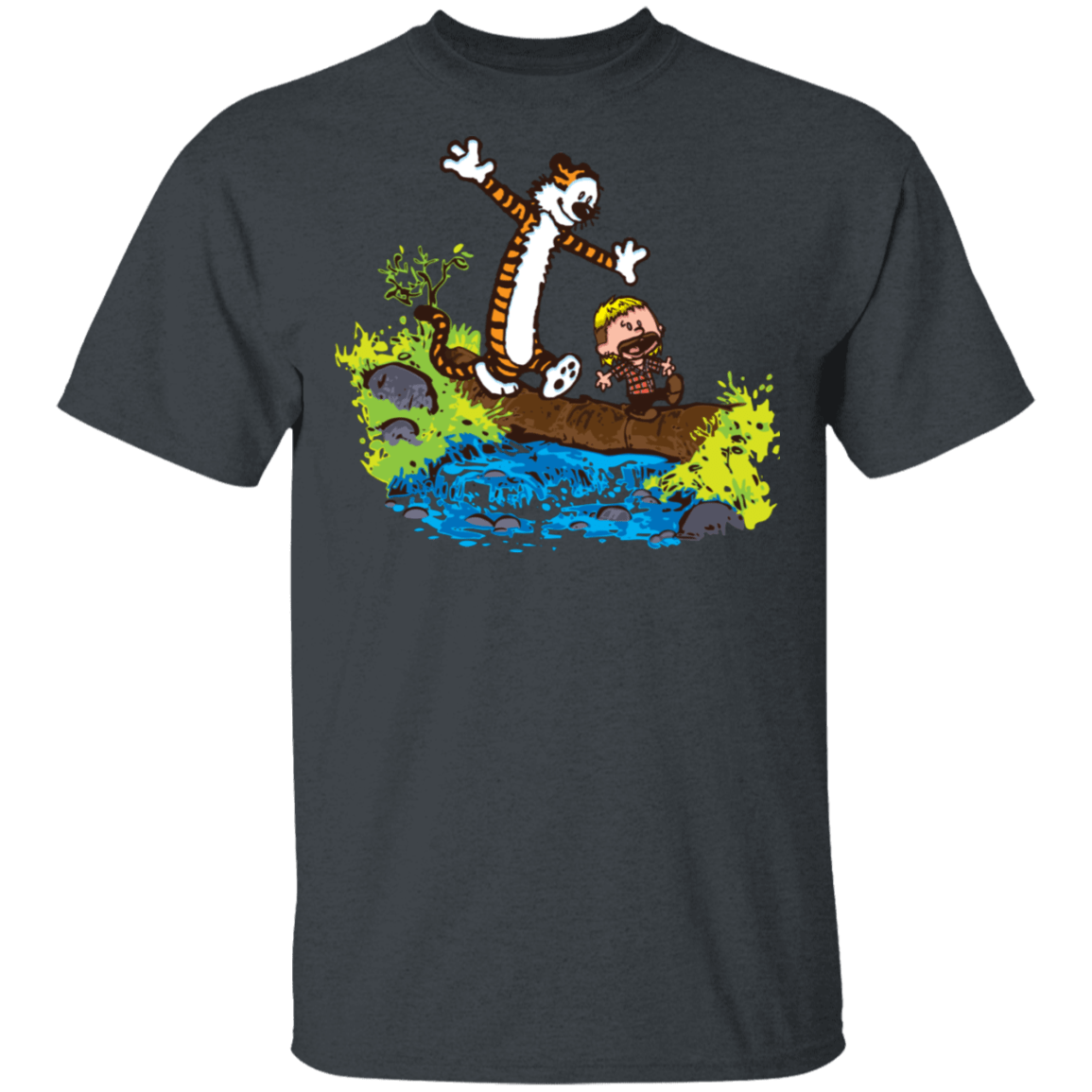 T-Shirts Dark Heather / S Joe And Tiger T-Shirt