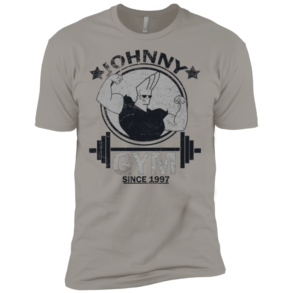 T-Shirts Light Grey / X-Small Johnny Gym Men's Premium T-Shirt