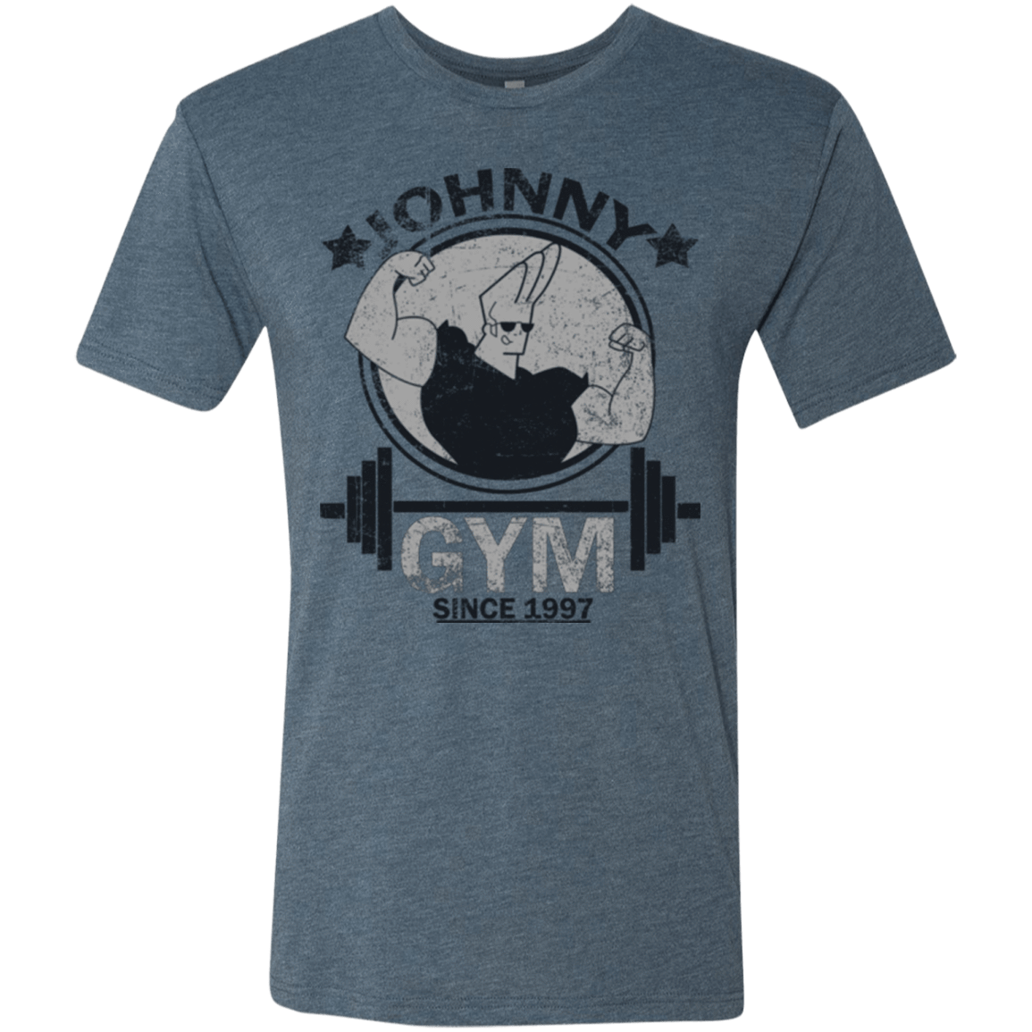 T-Shirts Indigo / Small Johnny Gym Men's Triblend T-Shirt