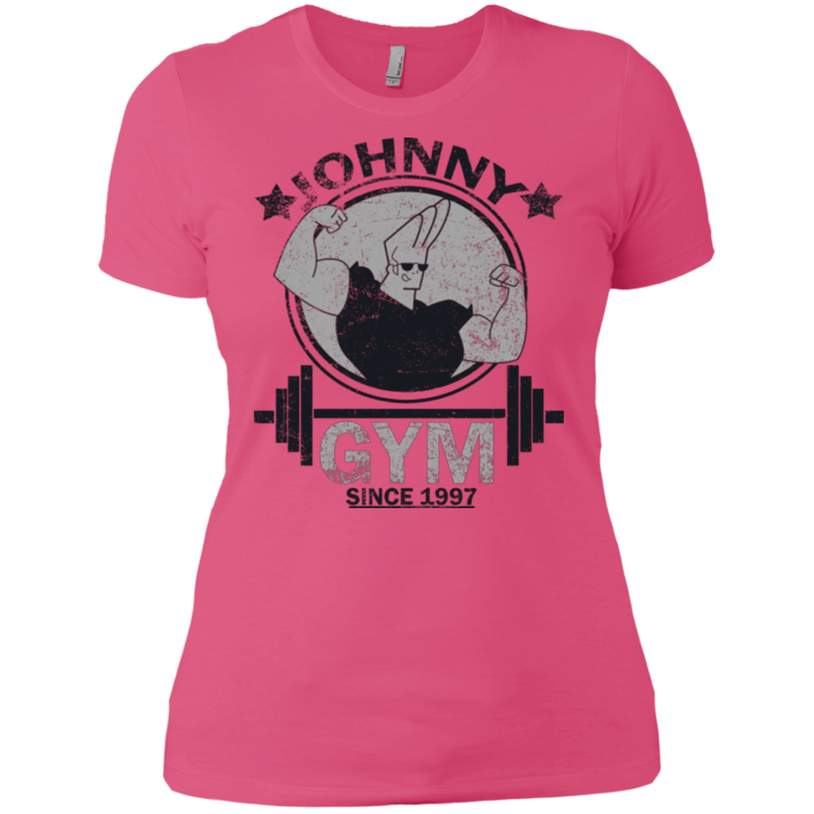 T-Shirts Hot Pink / X-Small Johnny Gym Women's Premium T-Shirt