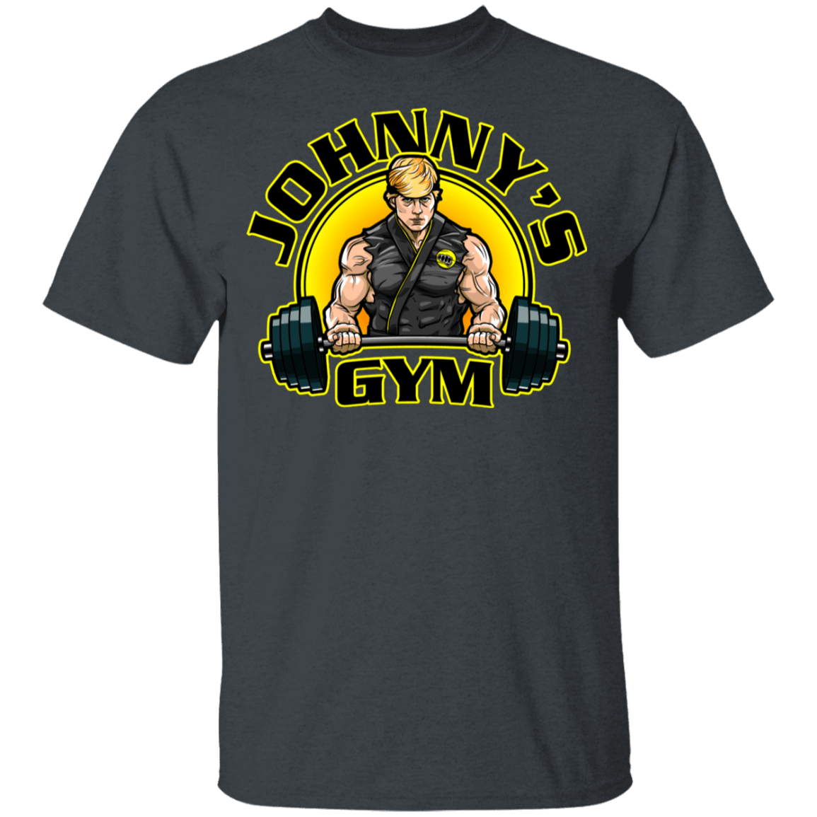 T-Shirts Dark Heather / YXS Johnny's Gym Youth T-Shirt