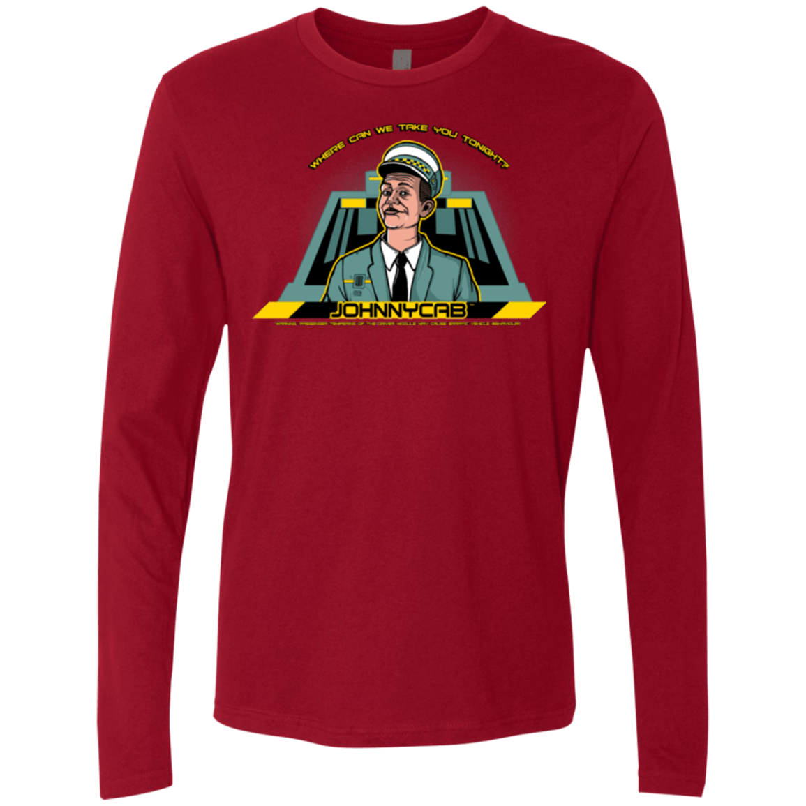 T-Shirts Cardinal / Small Johnnycab Men's Premium Long Sleeve