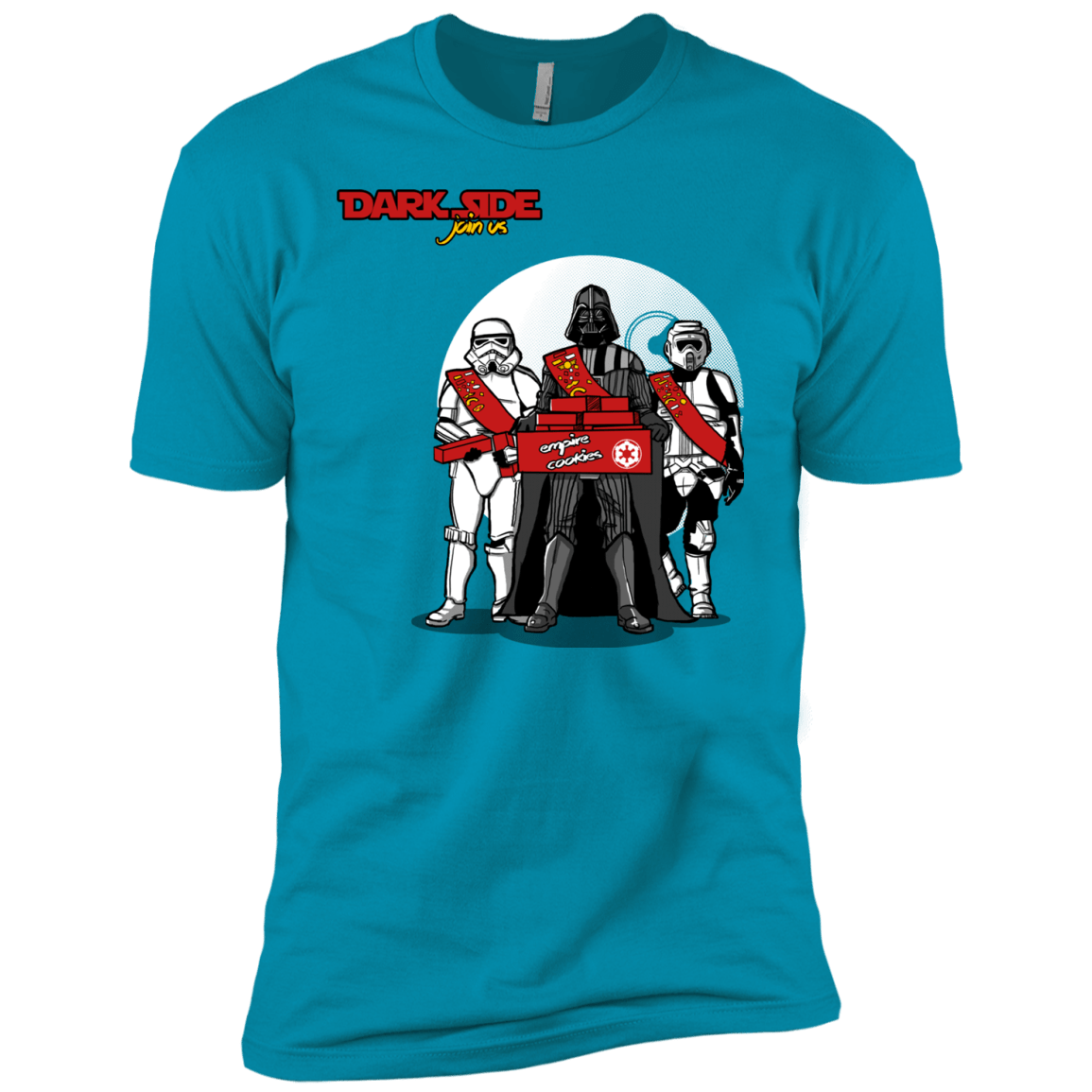T-Shirts Turquoise / YXS Join The Dark Side Boys Premium T-Shirt
