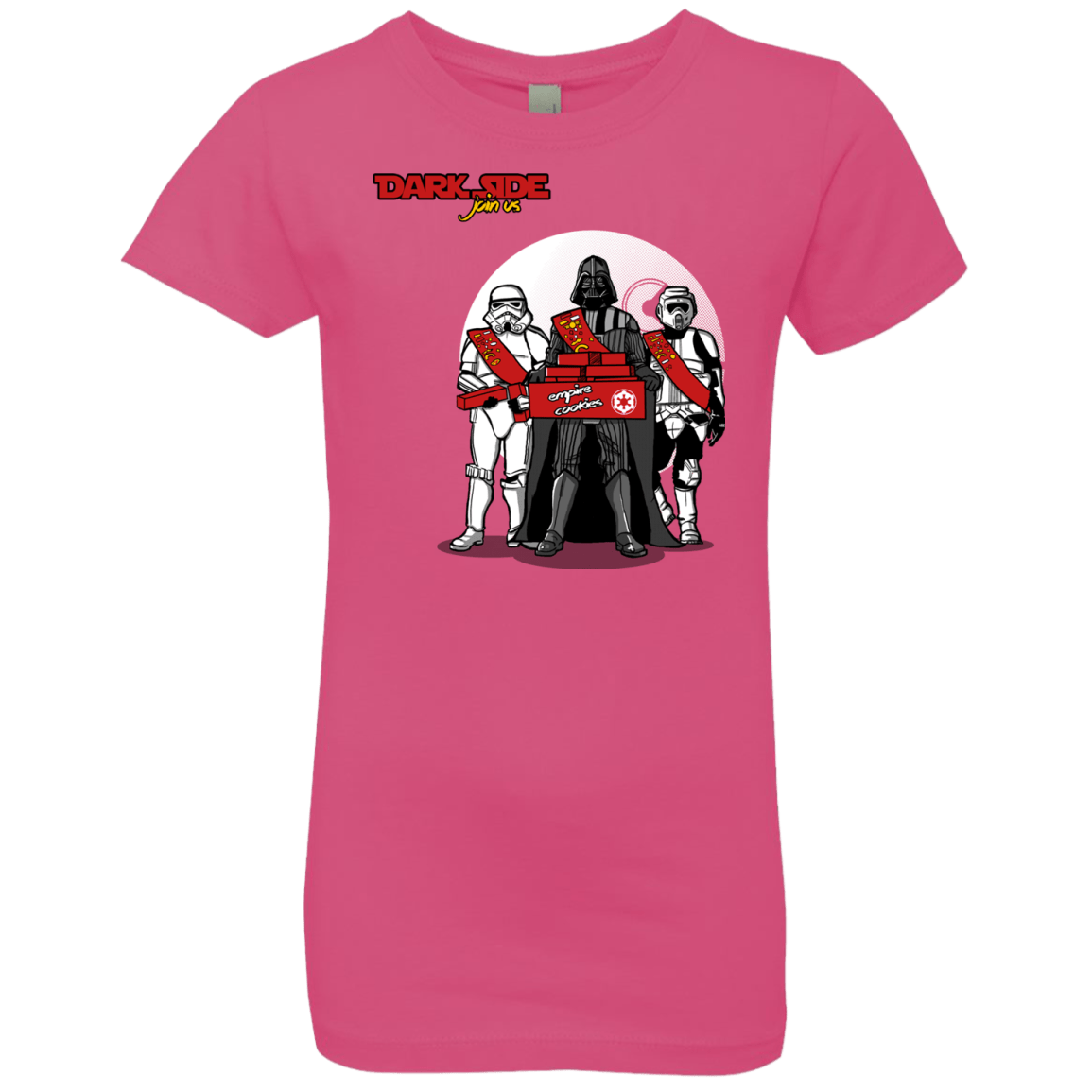 T-Shirts Hot Pink / YXS Join The Dark Side Girls Premium T-Shirt