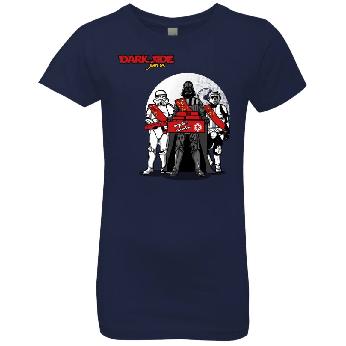 T-Shirts Midnight Navy / YXS Join The Dark Side Girls Premium T-Shirt