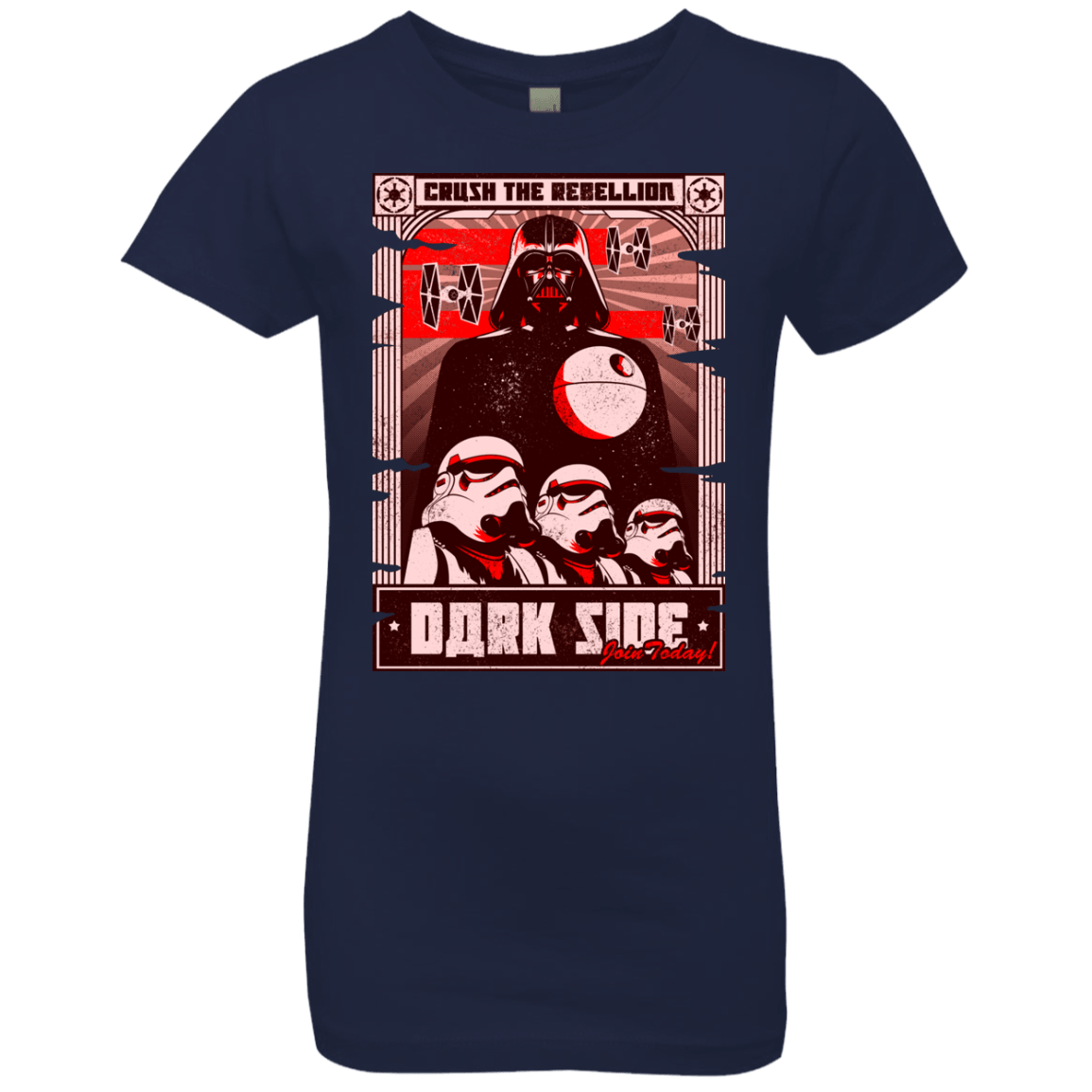 T-Shirts Midnight Navy / YXS Join the Dark SIde Girls Premium T-Shirt