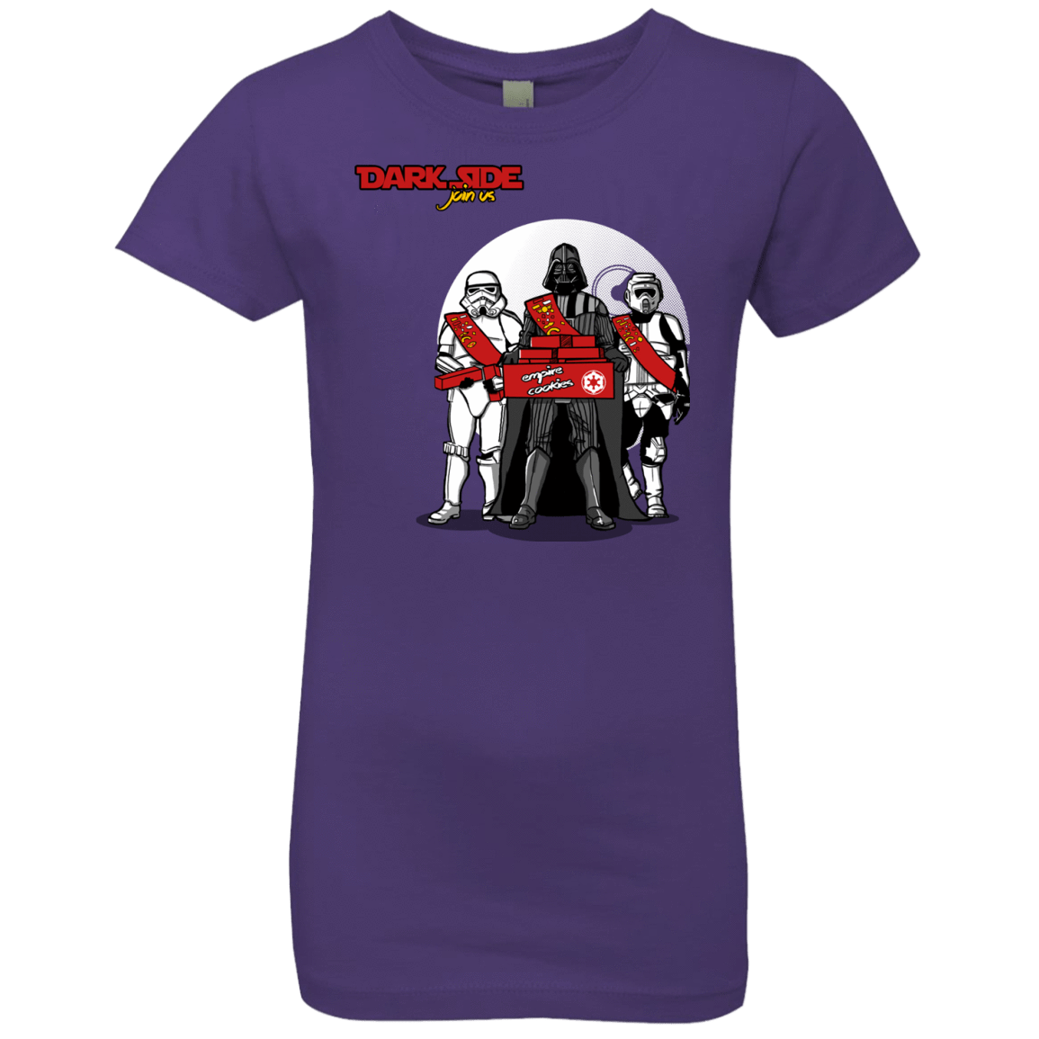 T-Shirts Purple Rush / YXS Join The Dark Side Girls Premium T-Shirt