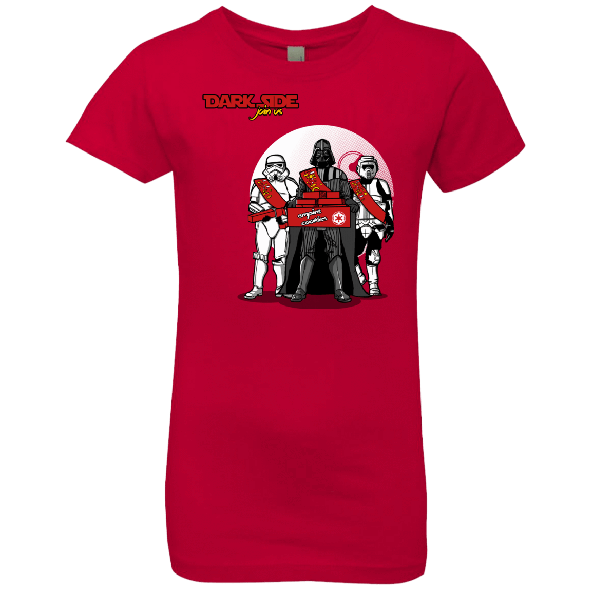 T-Shirts Red / YXS Join The Dark Side Girls Premium T-Shirt