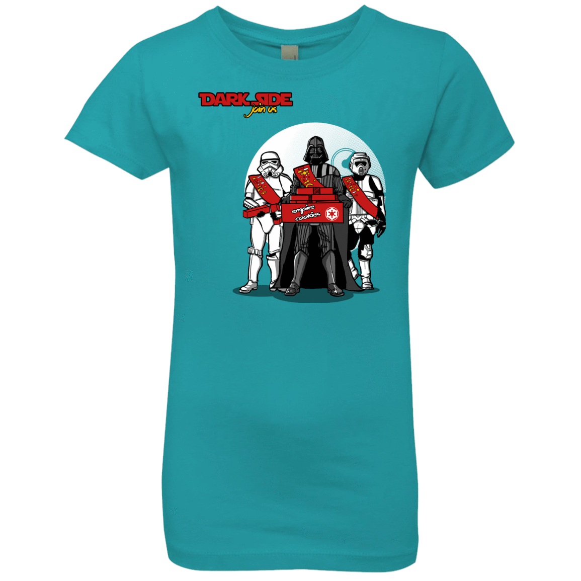 T-Shirts Tahiti Blue / YXS Join The Dark Side Girls Premium T-Shirt