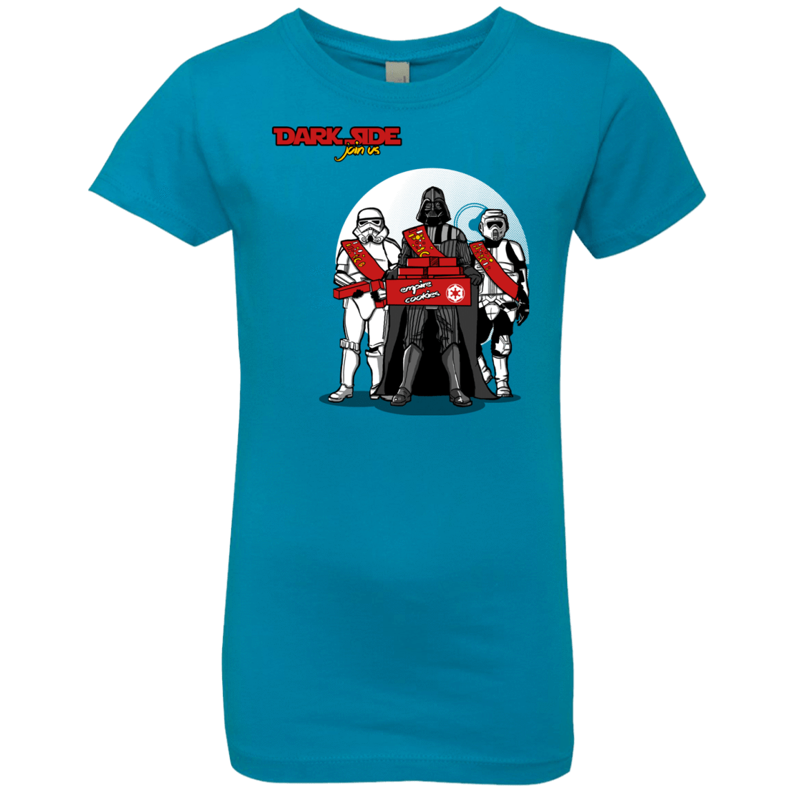 T-Shirts Turquoise / YXS Join The Dark Side Girls Premium T-Shirt