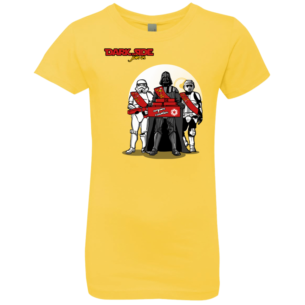 T-Shirts Vibrant Yellow / YXS Join The Dark Side Girls Premium T-Shirt