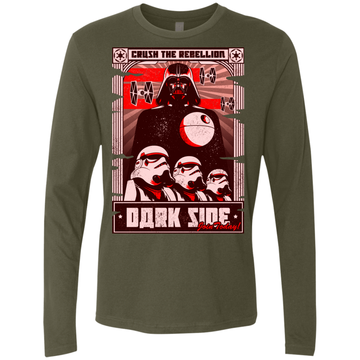 T-Shirts Military Green / Small Join the Dark SIde Men's Premium Long Sleeve