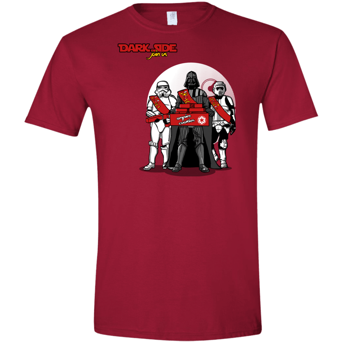 T-Shirts Cardinal Red / S Join The Dark Side Men's Semi-Fitted Softstyle