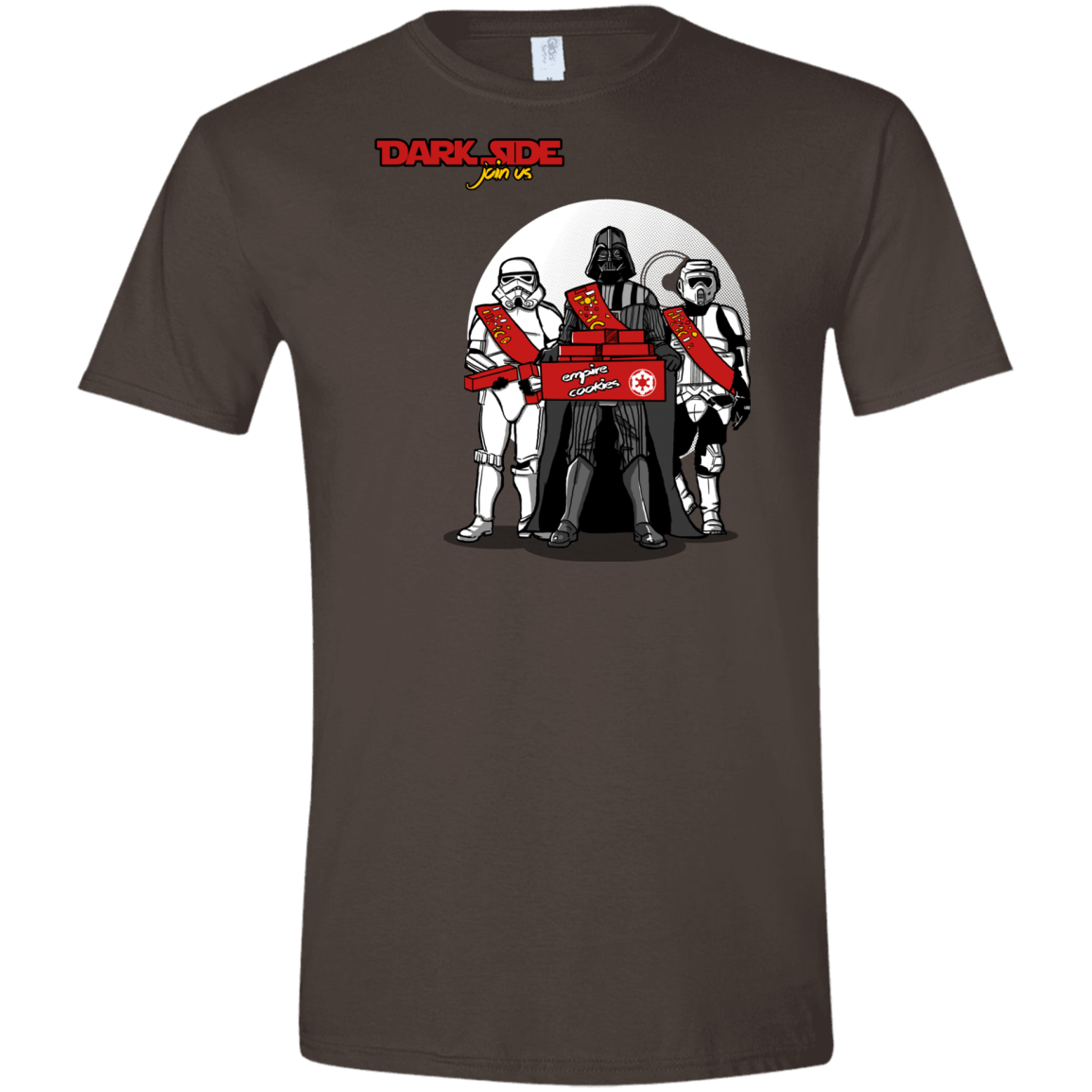 T-Shirts Dark Chocolate / S Join The Dark Side Men's Semi-Fitted Softstyle