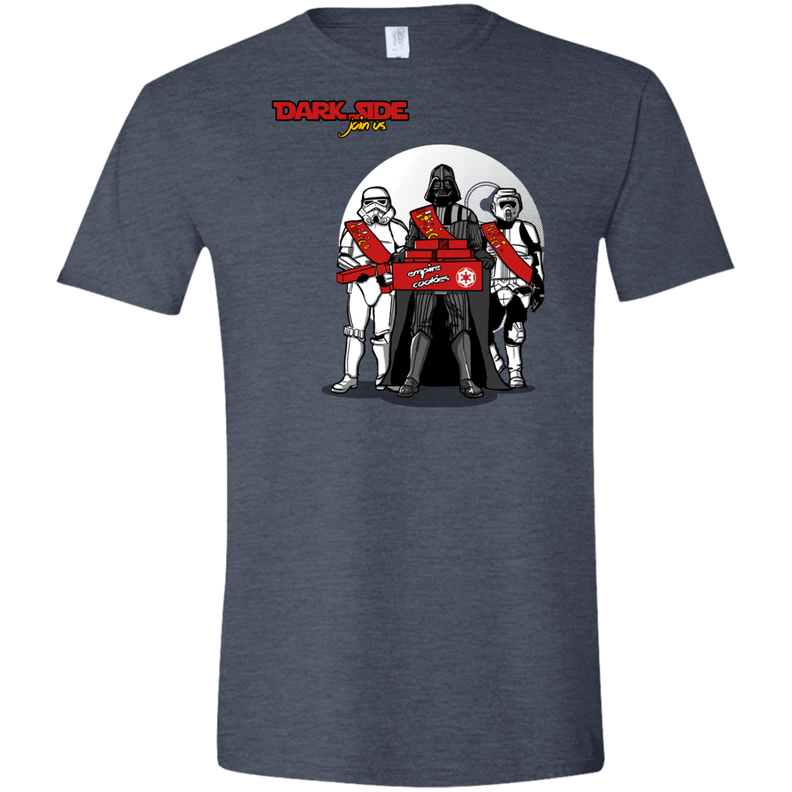 T-Shirts Heather Navy / S Join The Dark Side Men's Semi-Fitted Softstyle