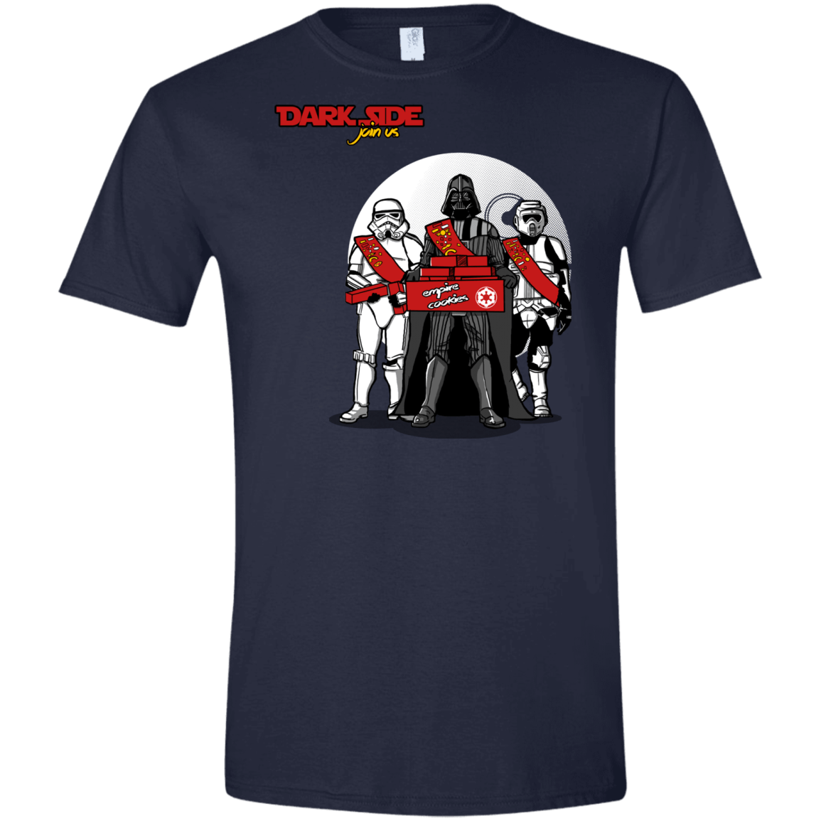T-Shirts Navy / X-Small Join The Dark Side Men's Semi-Fitted Softstyle