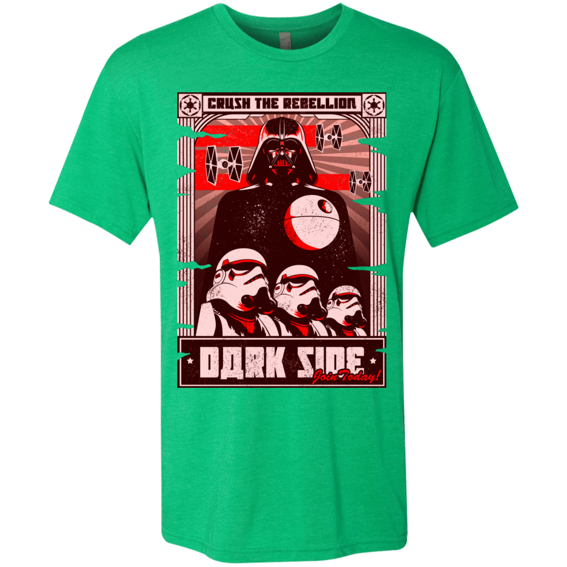 T-Shirts Envy / Small Join the Dark SIde Men's Triblend T-Shirt