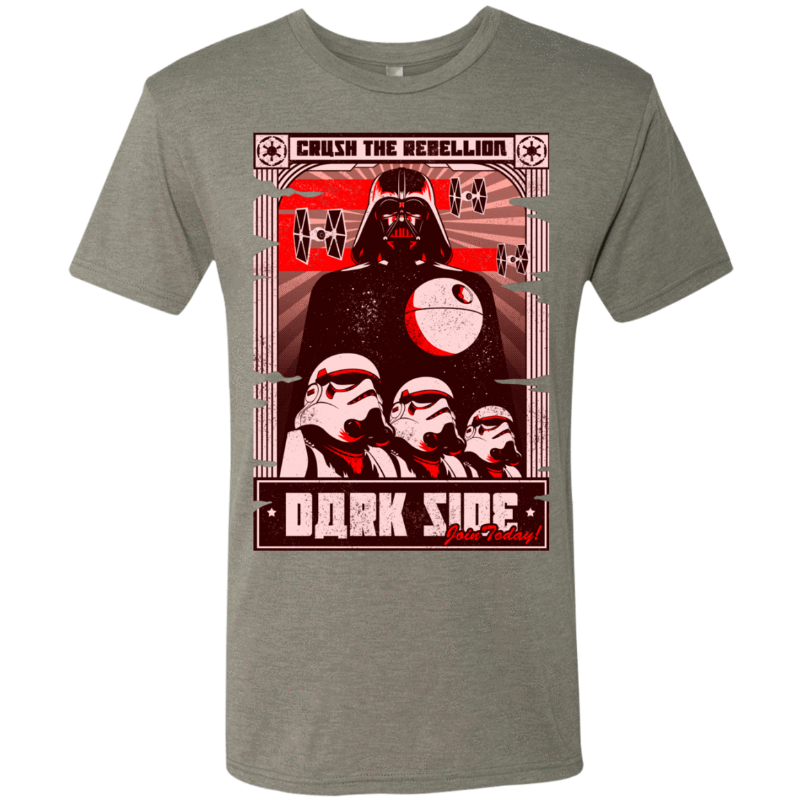 T-Shirts Venetian Grey / Small Join the Dark SIde Men's Triblend T-Shirt
