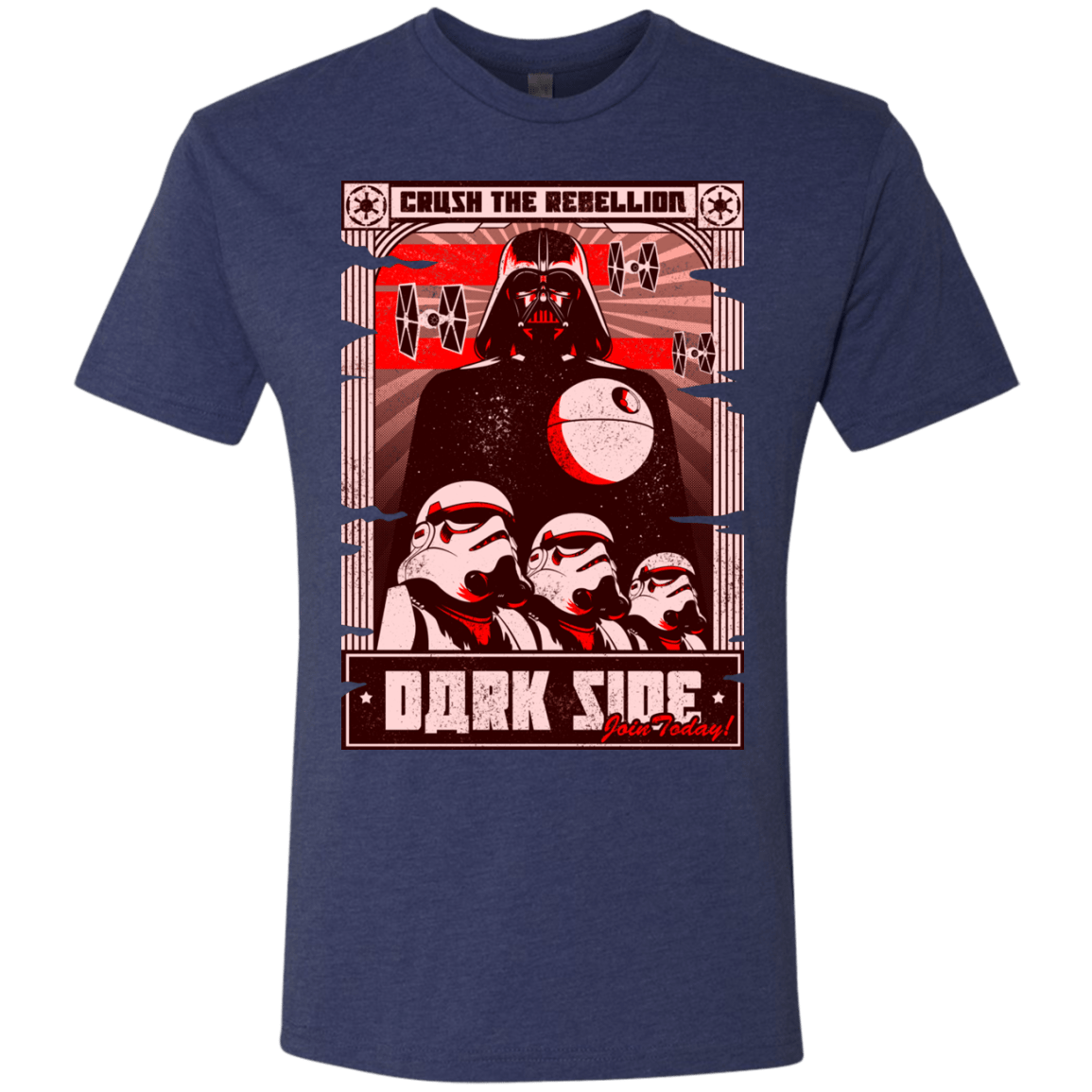 T-Shirts Vintage Navy / Small Join the Dark SIde Men's Triblend T-Shirt