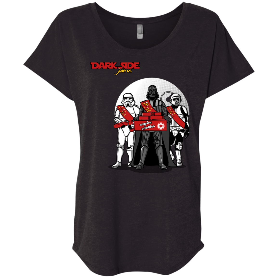 T-Shirts Vintage Black / X-Small Join The Dark Side Triblend Dolman Sleeve