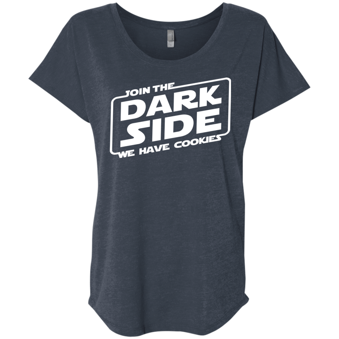 T-Shirts Vintage Navy / X-Small Join The Dark Side Triblend Dolman Sleeve