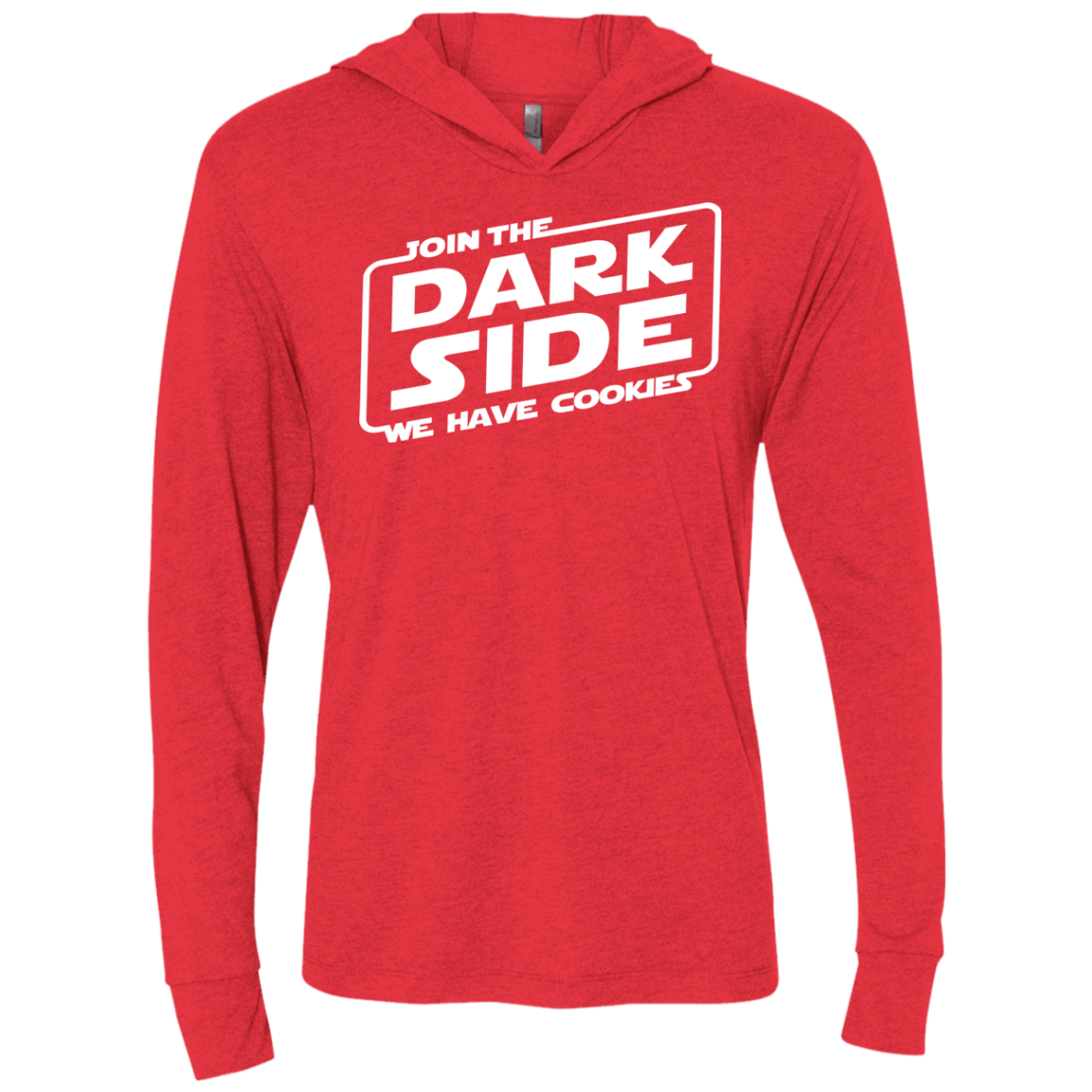 T-Shirts Vintage Red / X-Small Join The Dark Side Triblend Long Sleeve Hoodie Tee