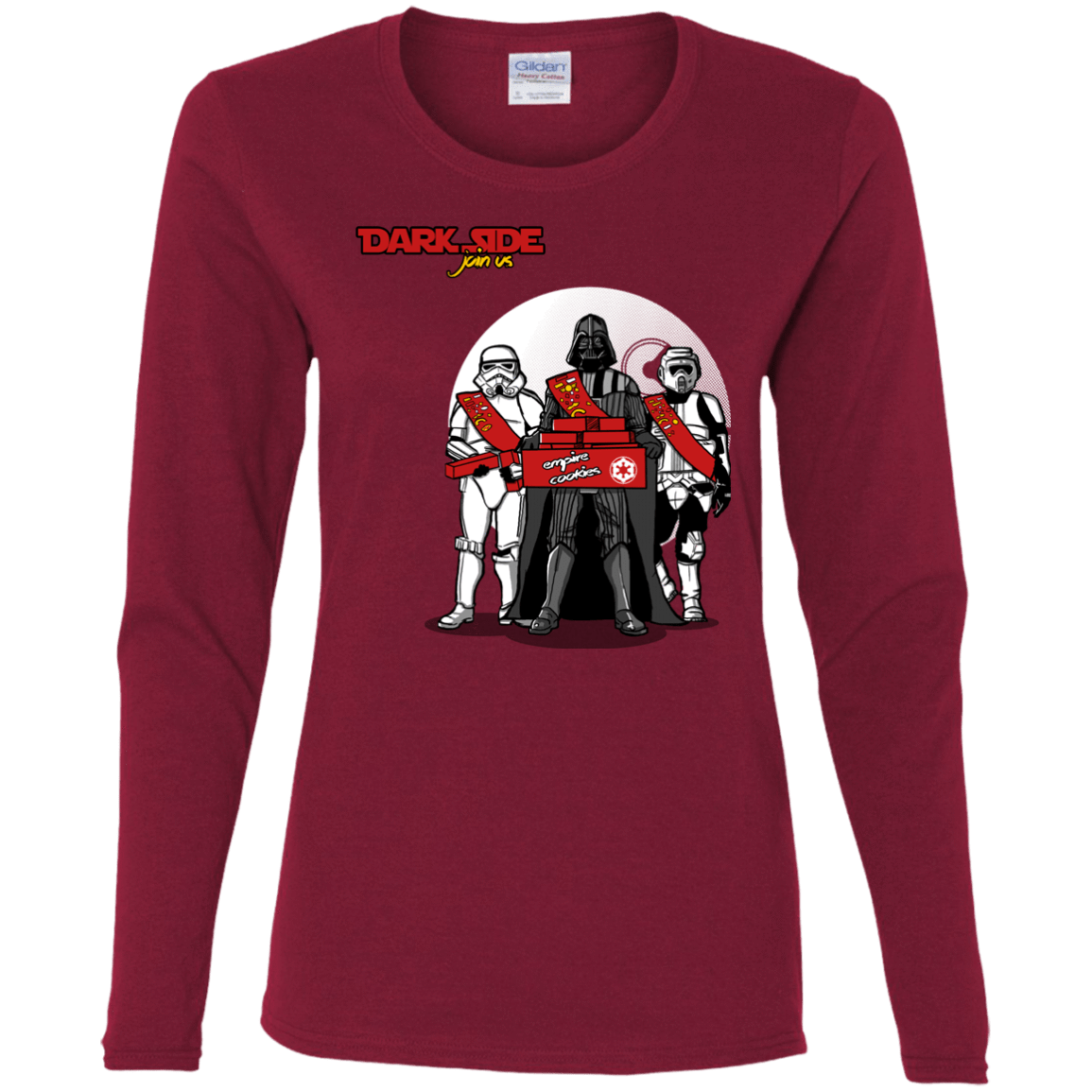 T-Shirts Cardinal / S Join The Dark Side Women's Long Sleeve T-Shirt