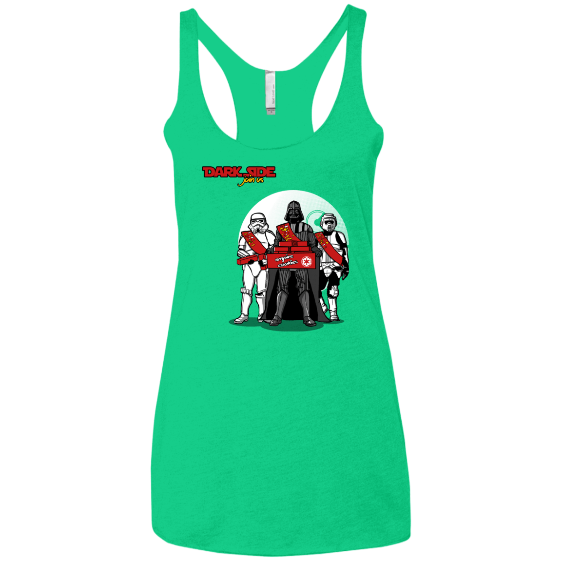 T-Shirts Envy / X-Small Join The Dark Side Women's Triblend Racerback Tank