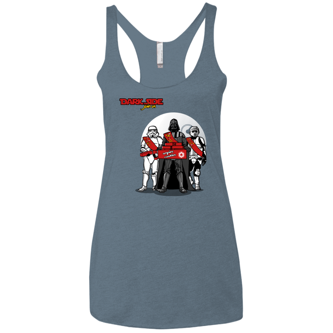 T-Shirts Indigo / X-Small Join The Dark Side Women's Triblend Racerback Tank
