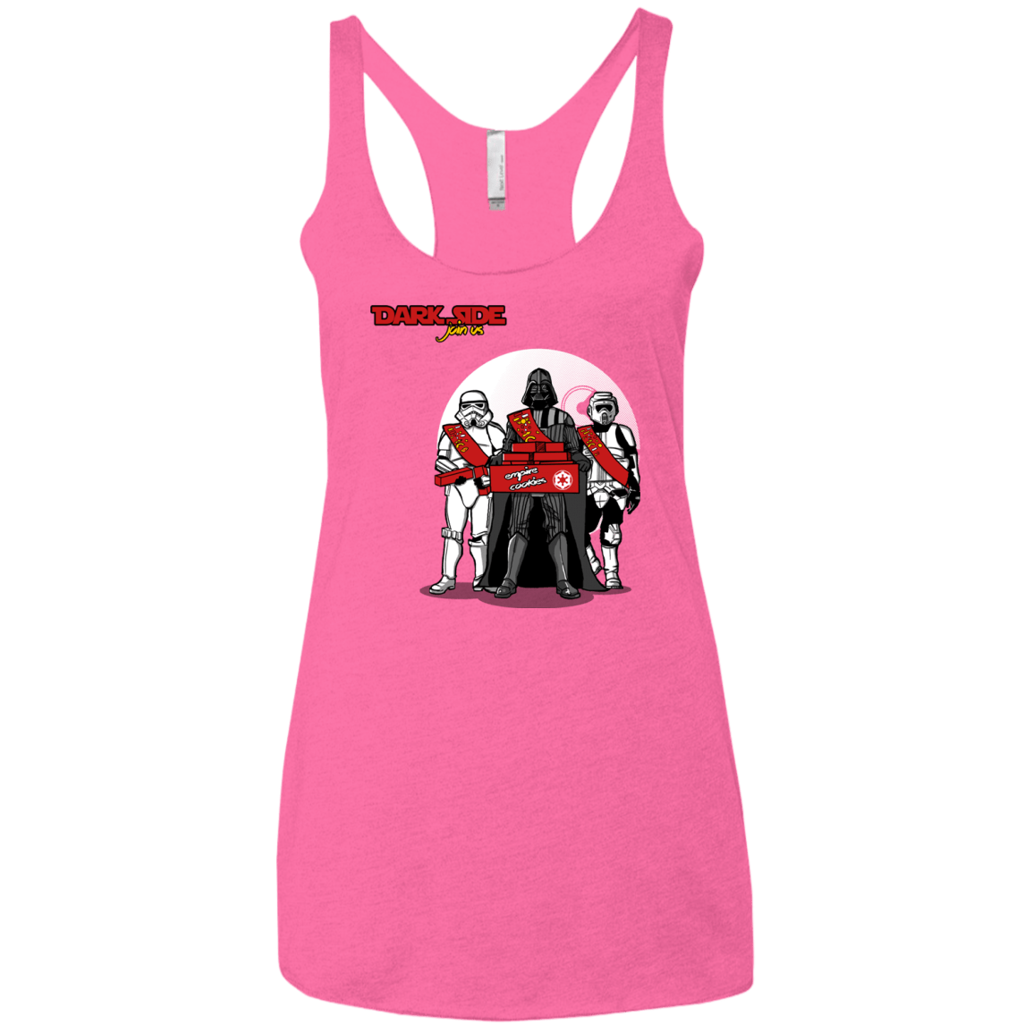 T-Shirts Vintage Pink / X-Small Join The Dark Side Women's Triblend Racerback Tank