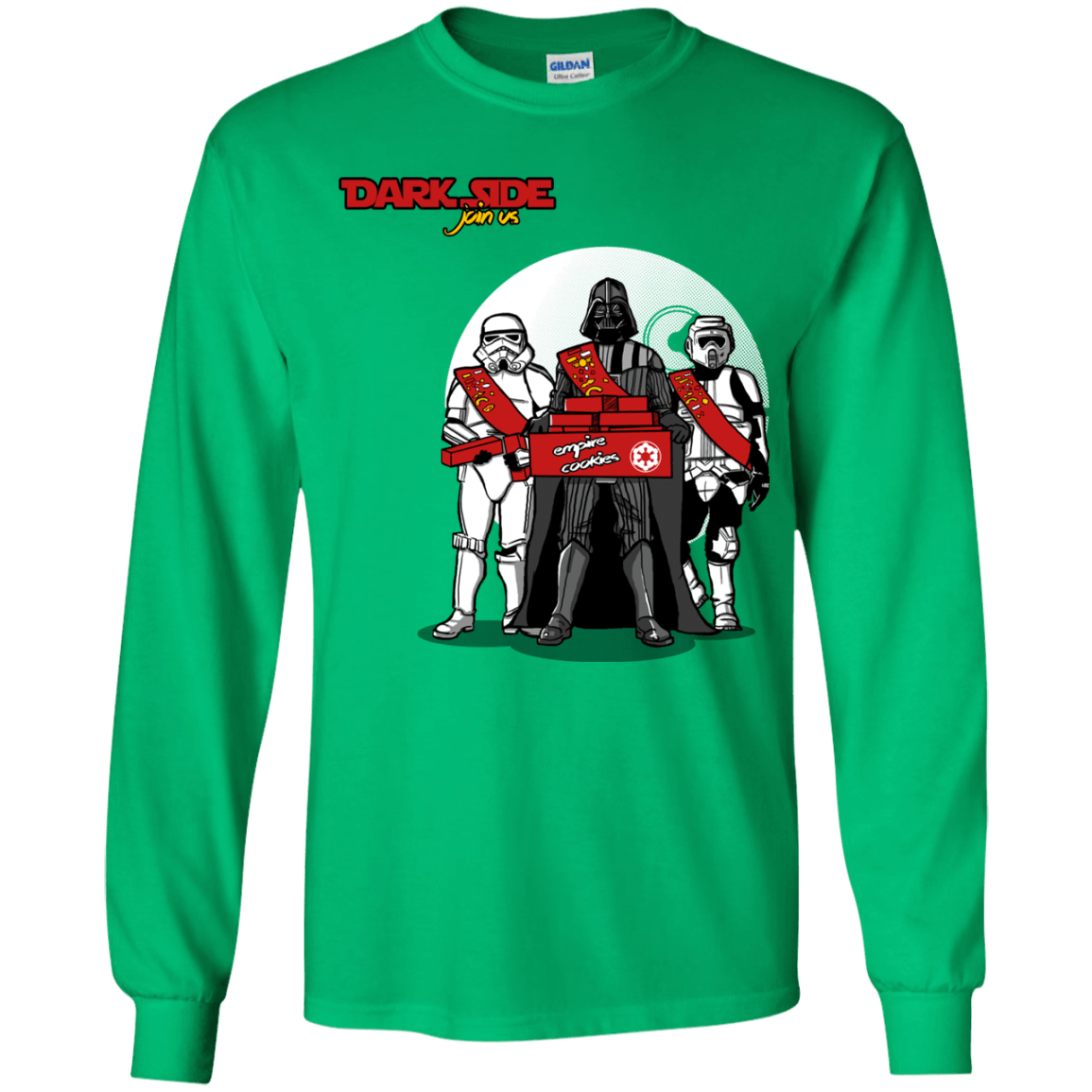 T-Shirts Irish Green / YS Join The Dark Side Youth Long Sleeve T-Shirt