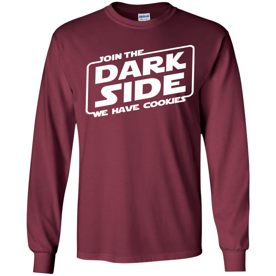 T-Shirts Maroon / YS Join The Dark Side Youth Long Sleeve T-Shirt