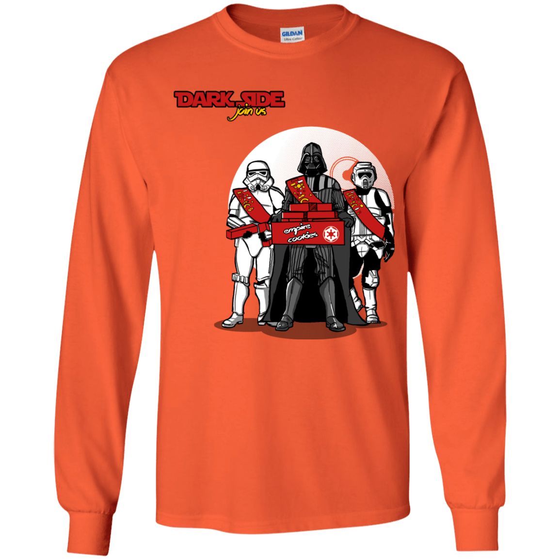 T-Shirts Orange / YS Join The Dark Side Youth Long Sleeve T-Shirt