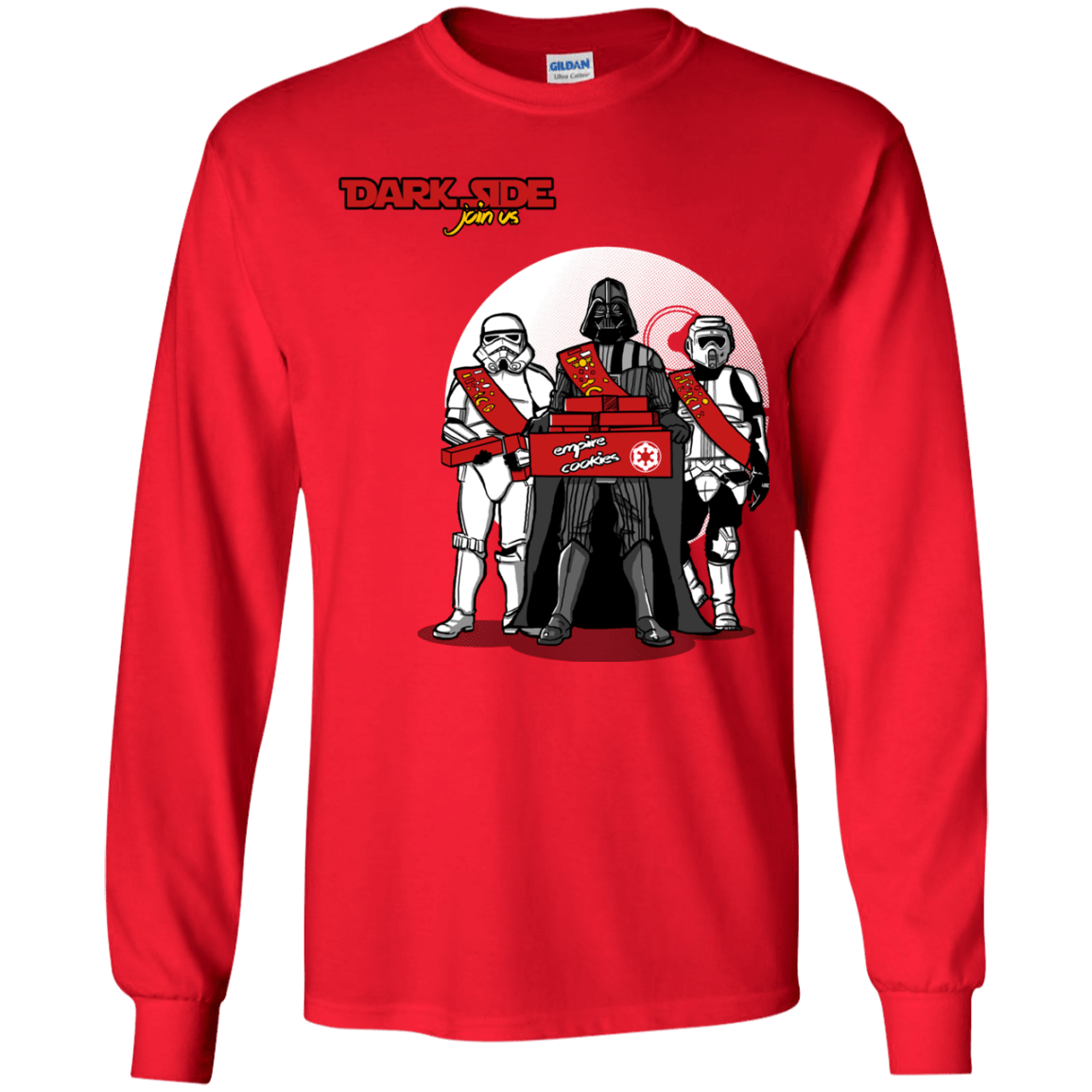 T-Shirts Red / YS Join The Dark Side Youth Long Sleeve T-Shirt