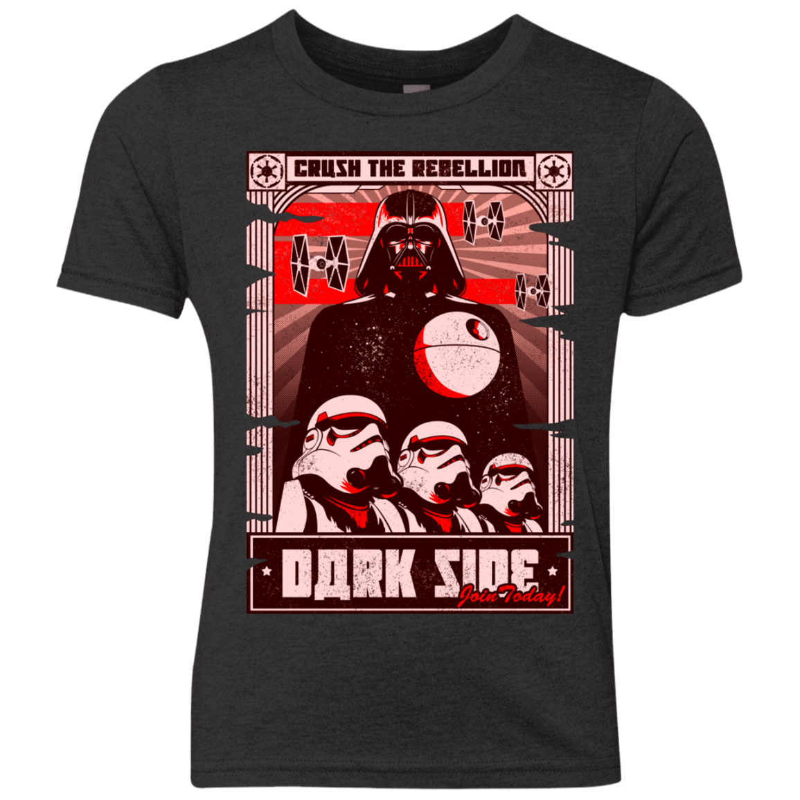 T-Shirts Vintage Black / YXS Join the Dark SIde Youth Triblend T-Shirt