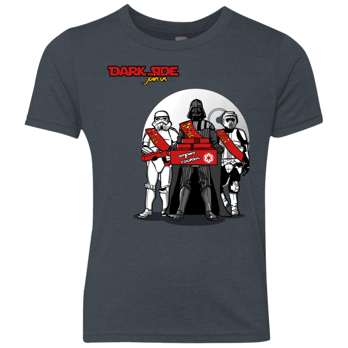 T-Shirts Vintage Navy / YXS Join The Dark Side Youth Triblend T-Shirt