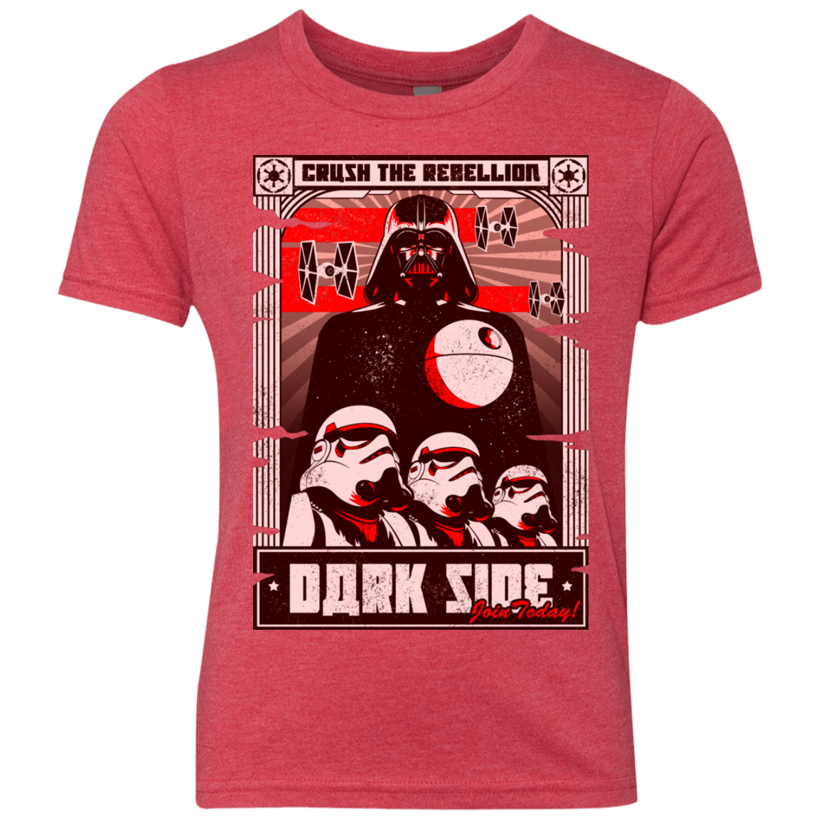T-Shirts Vintage Red / YXS Join the Dark SIde Youth Triblend T-Shirt