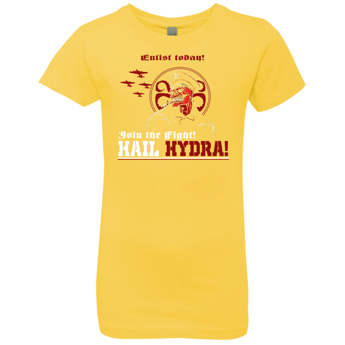 T-Shirts Vibrant Yellow / YXS Join The Fight Girls Premium T-Shirt