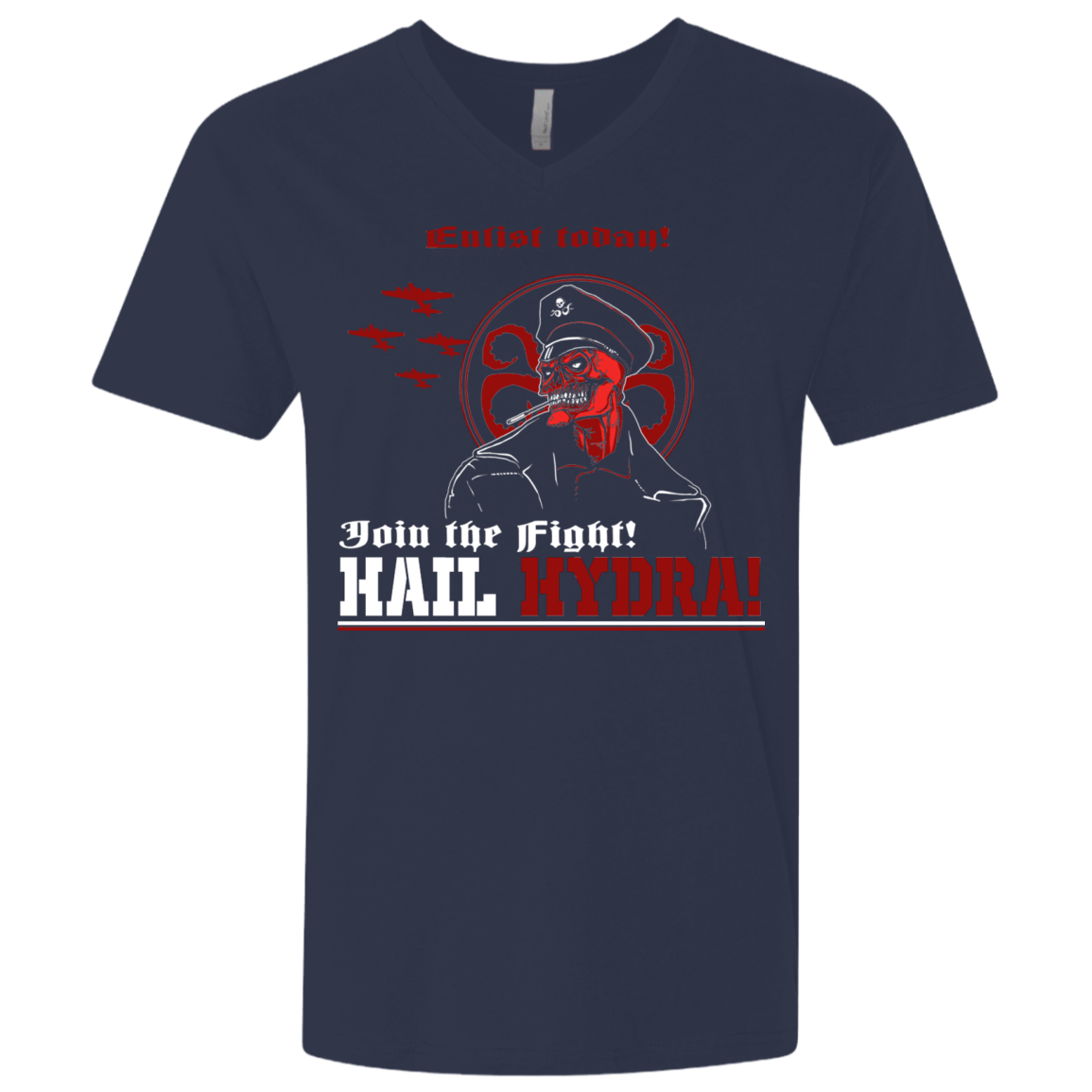 T-Shirts Midnight Navy / X-Small Join The Fight Men's Premium V-Neck