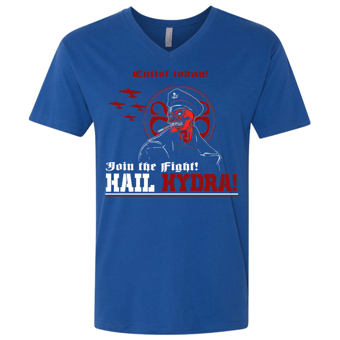 T-Shirts Royal / X-Small Join The Fight Men's Premium V-Neck