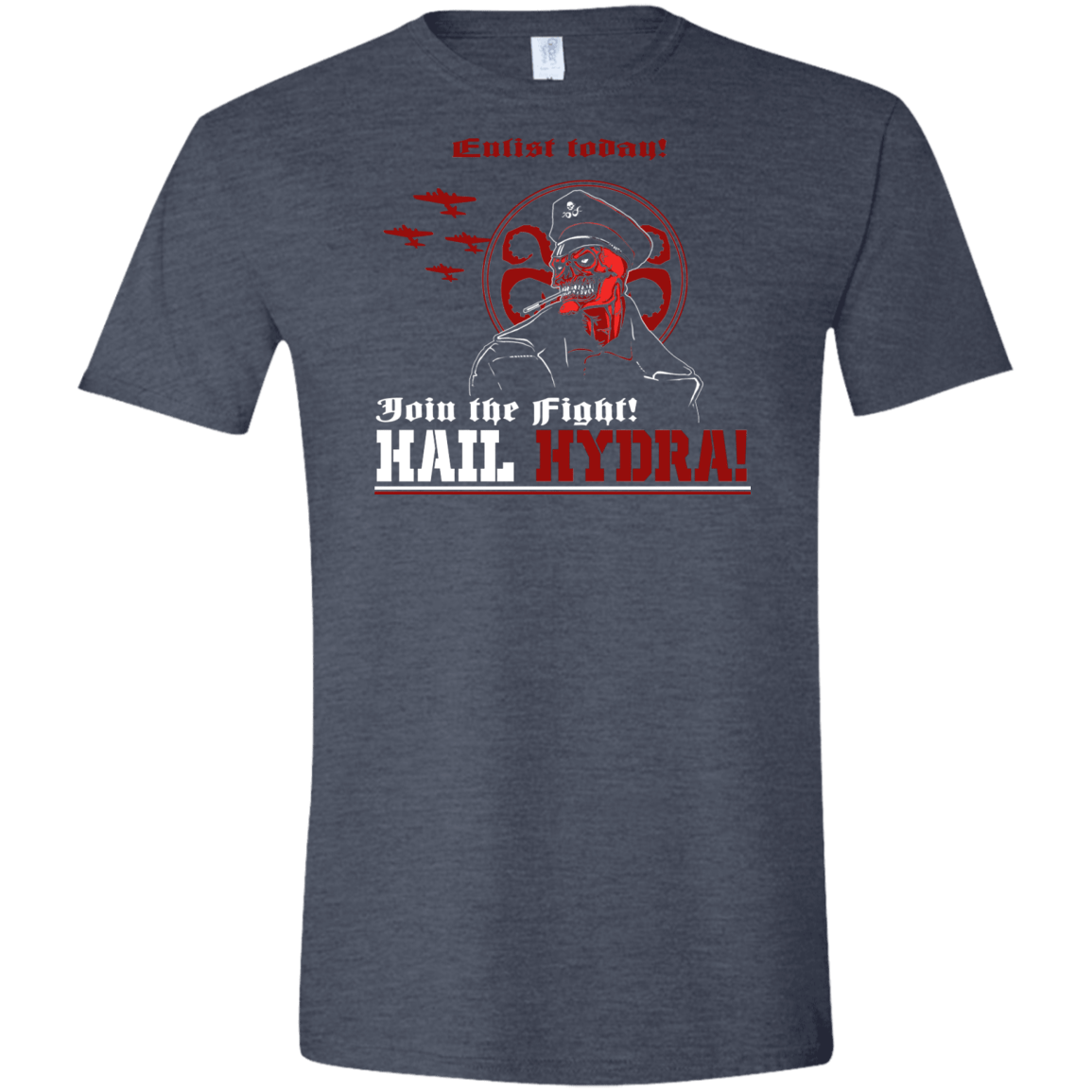 T-Shirts Heather Navy / S Join The Fight Men's Semi-Fitted Softstyle